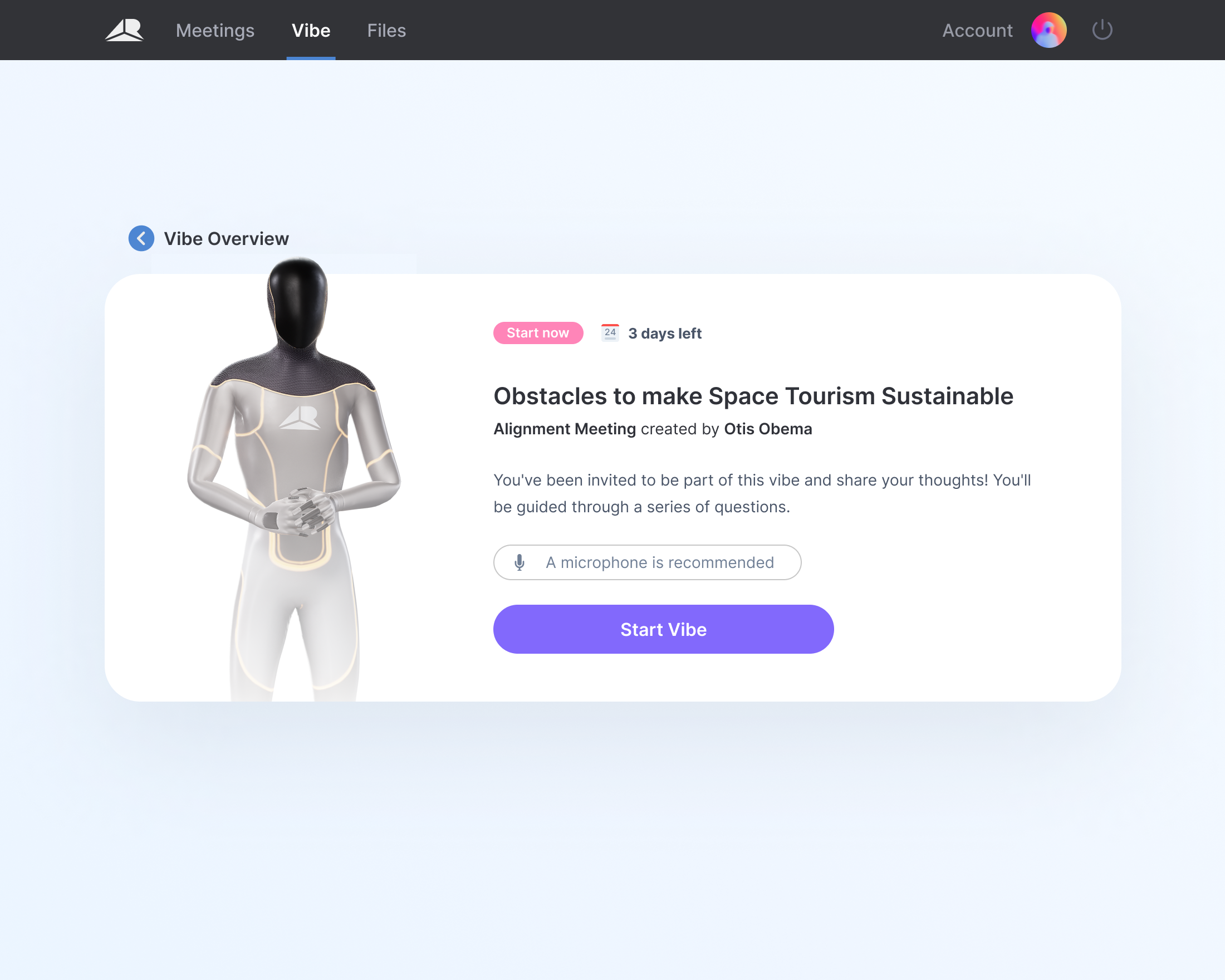 Vibe - Doing a Vibe - Launch Screen.png